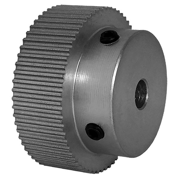 B B Manufacturing 62-2P09-6A3, Timing Pulley, Aluminum, Clear Anodized,  62-2P09-6A3